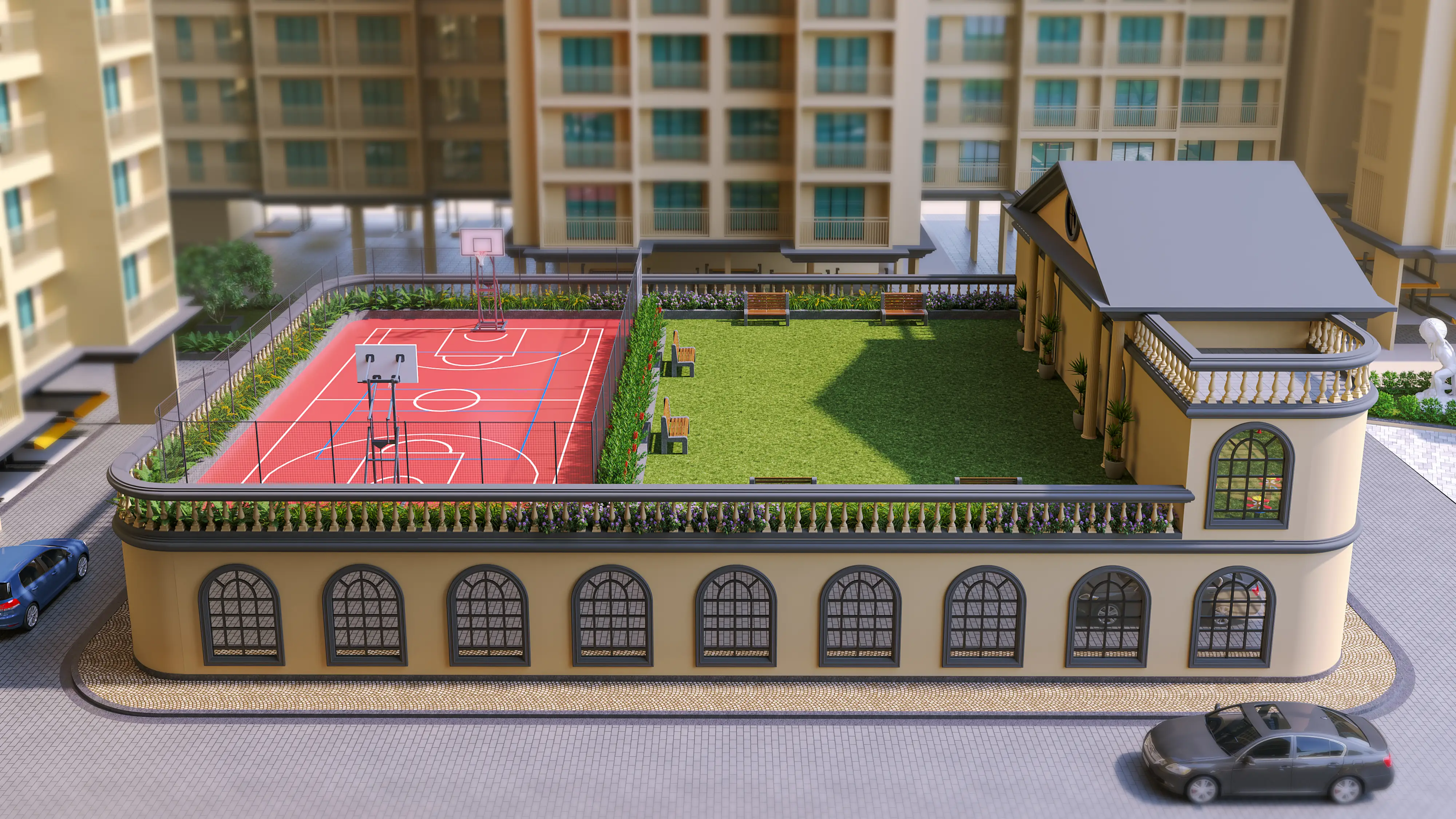 Exclusive clubhouse